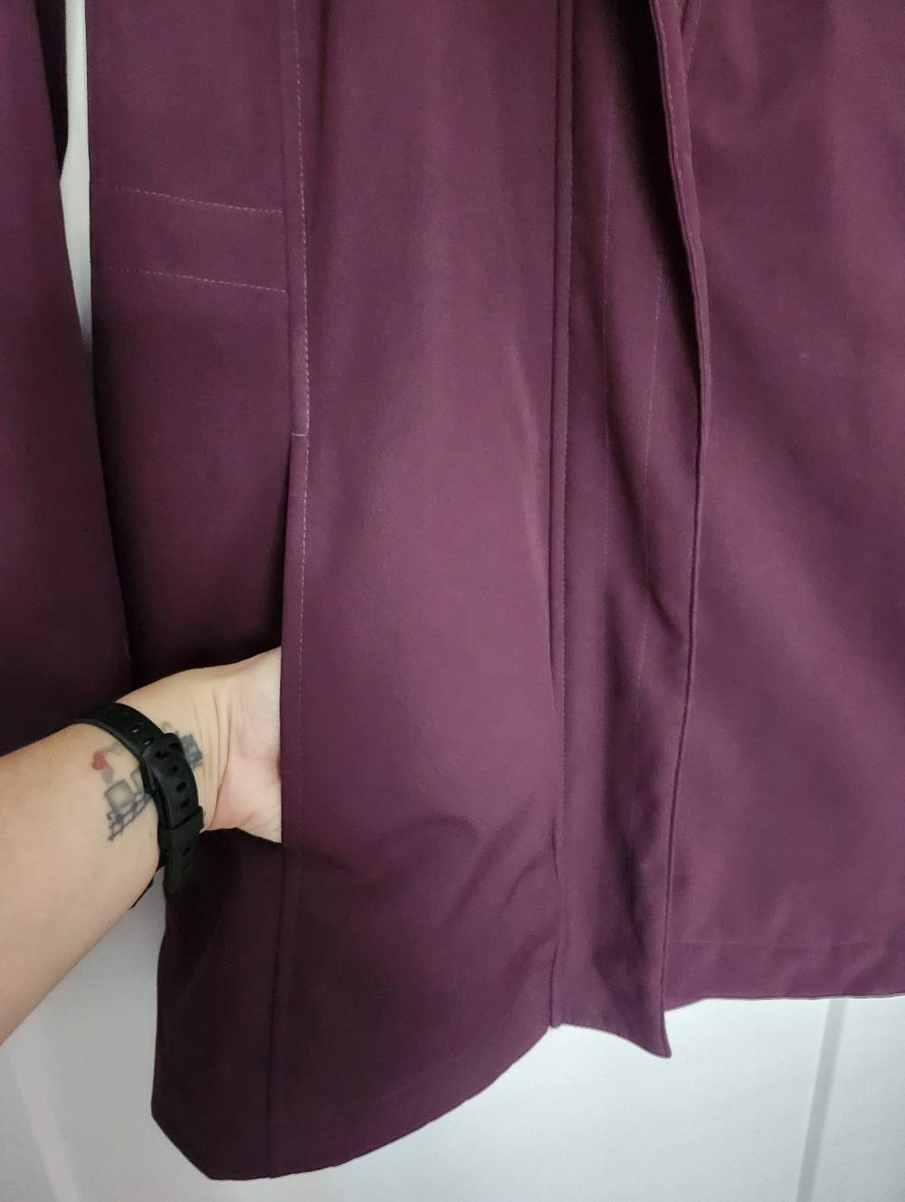Purple Water Resistent Fall/Spring Jacket - Picture 4 of 11